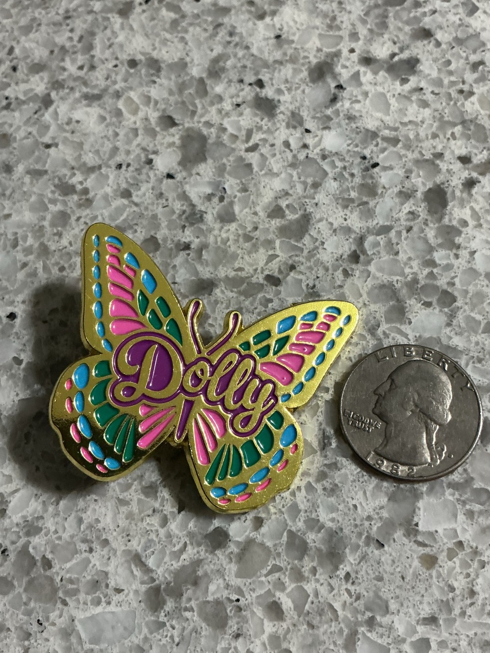 Dolly Butterfly Pin - Picture 3 of 4